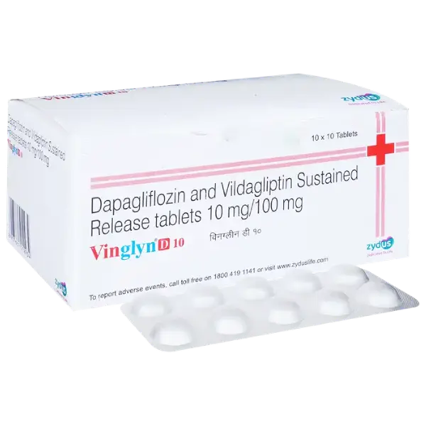 Vinglyn D 10mg/100mg Tablet